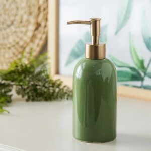Green Ceramic Soap Lotion Dispenser
